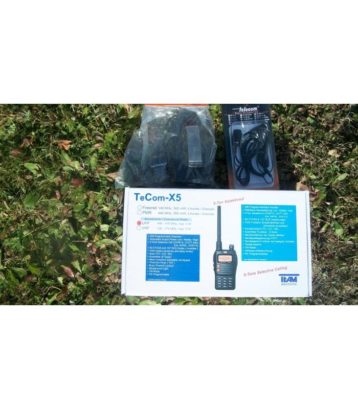 emisora de caza team tecom x5 uhf 