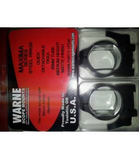 montura warne desmontable para carril de 11mm y tubo de 25,4 altas