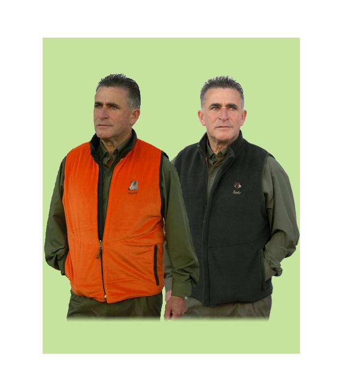 chaleco polar reversible 300 grs