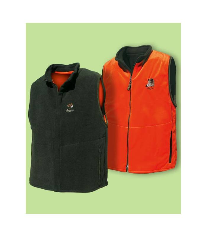 chaleco polar reversible 300 grs