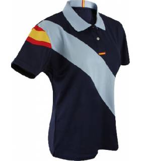 camiseta logo cazarbarato con bandera de España