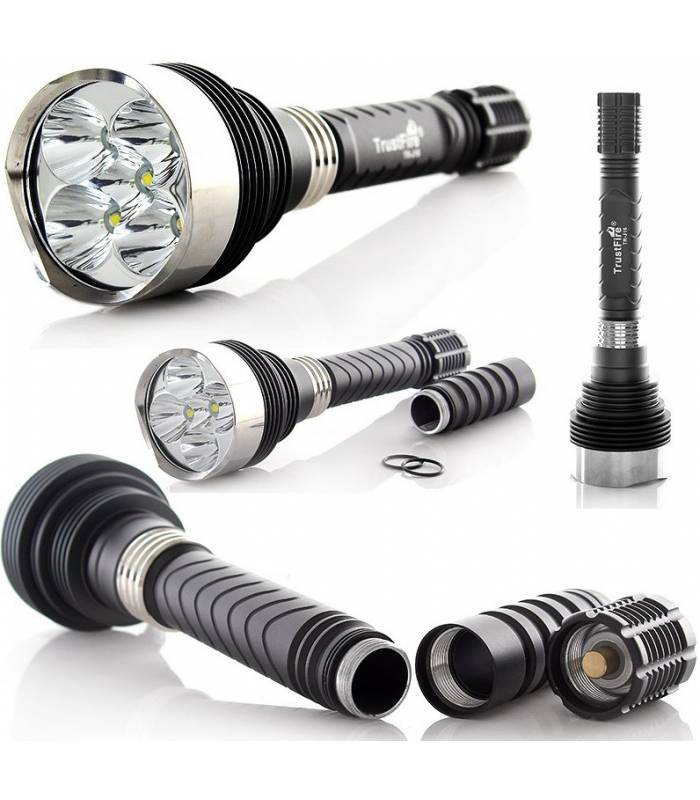 linterna ultrfire 5000 lumenes con kit caza