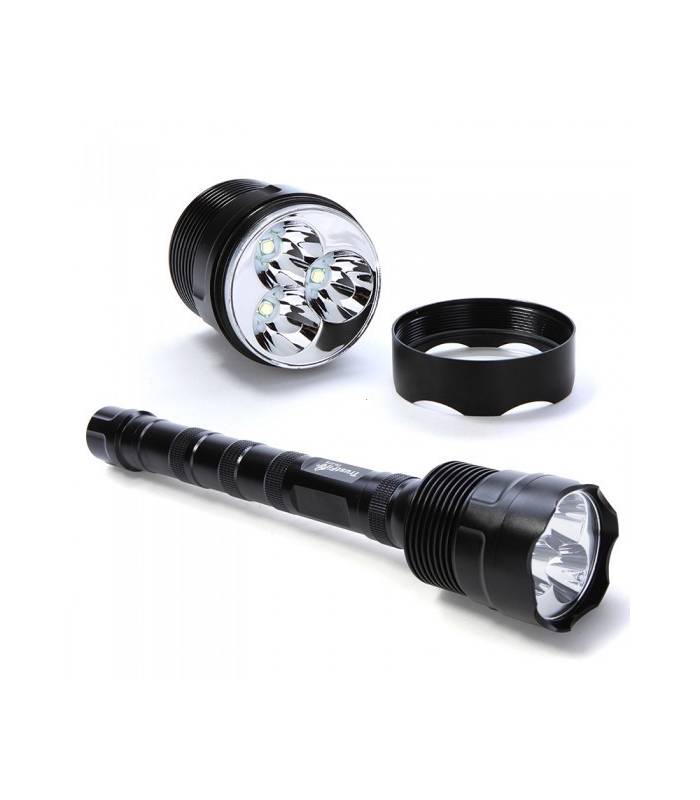 linterna trustfire 3800 lumenes con kit caza