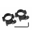 Monturas tipo warne fijas para carril de 22mm y tubo de 25.4 mm BAJAS