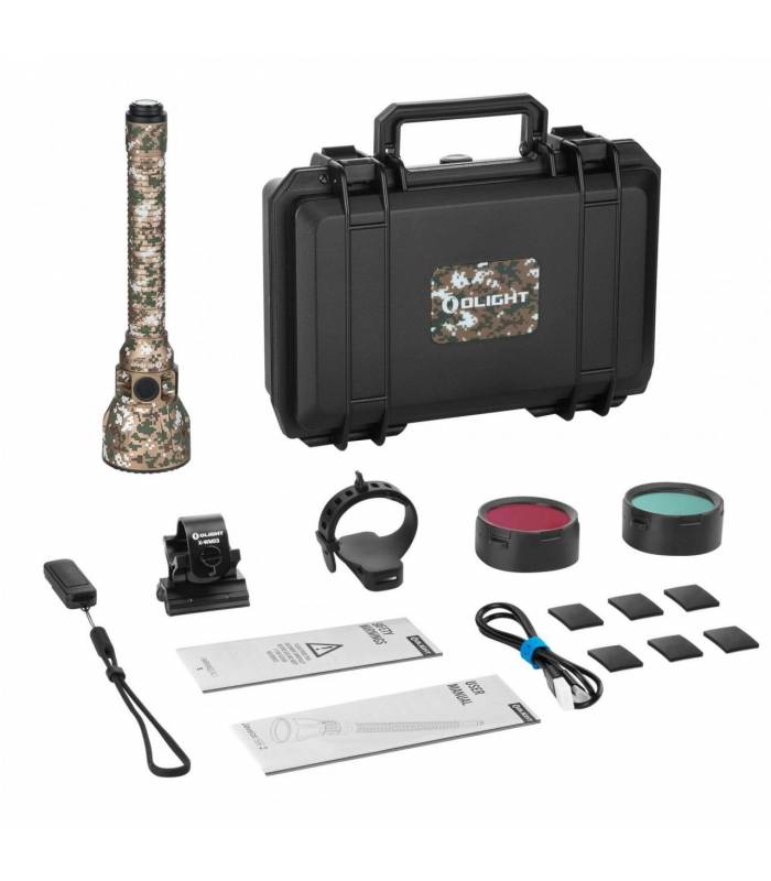 Kit de caza linterna LED recargable Javelot Turbo 2 Olight